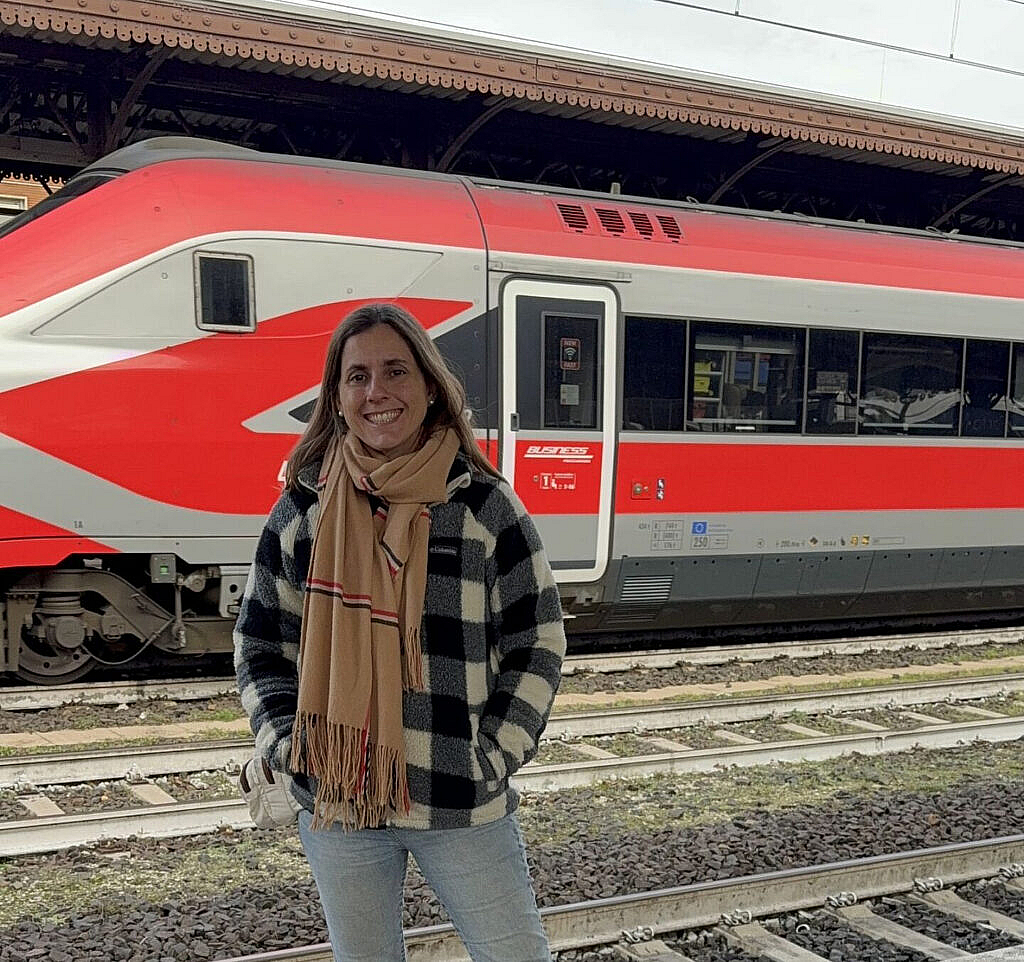 Llegada a Verona en tren Frecciarossa desde Venecia