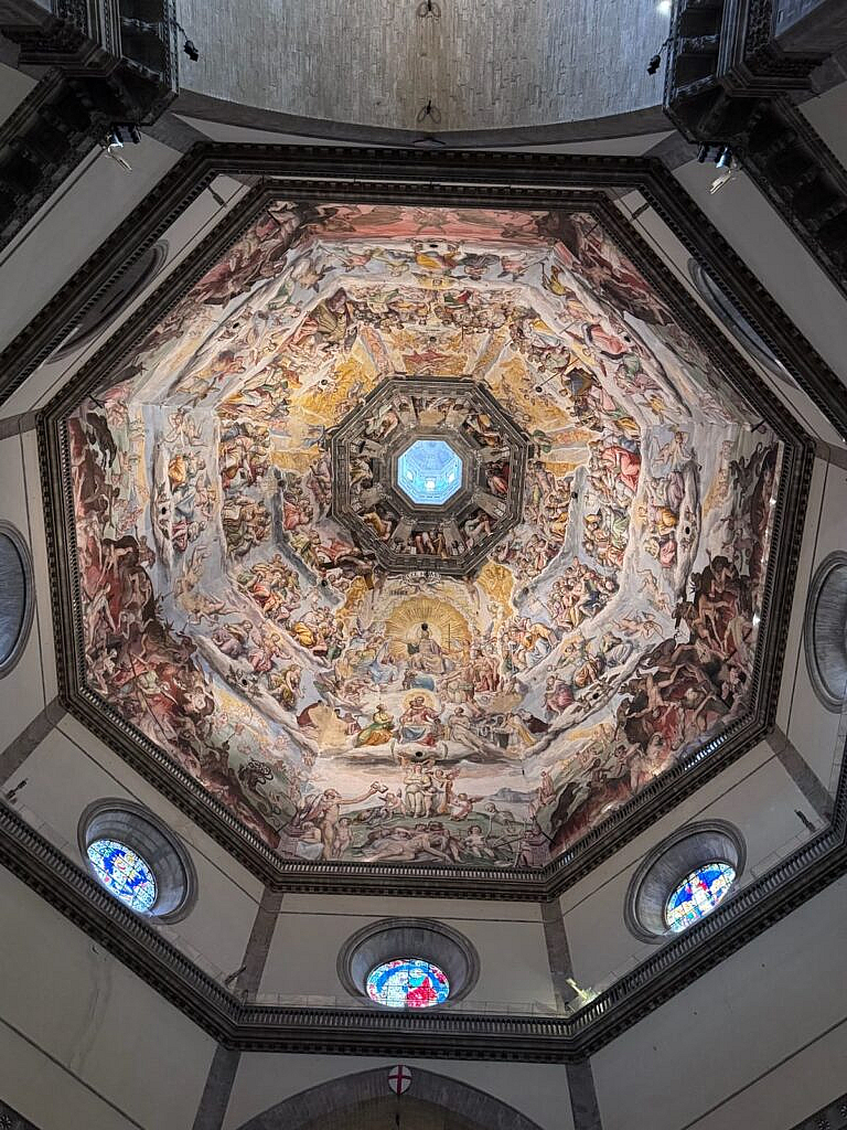 Frescos de la cúpula de Brunelleschi en el Duomo de Florencia