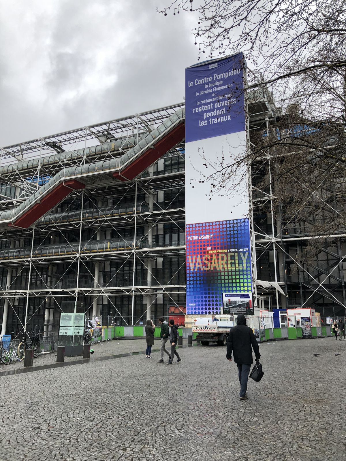 Fachada del Centre Pompidou en París
