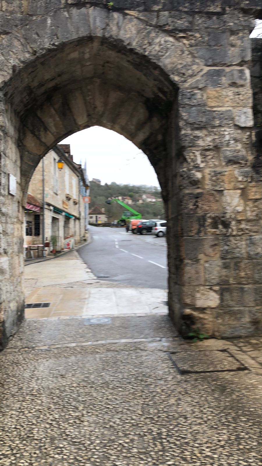 La puerta medieval de entrada a Rocamadour