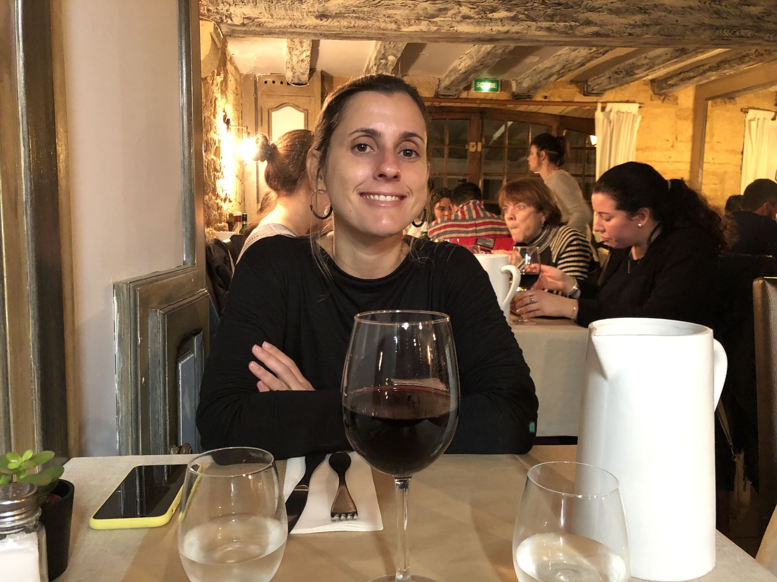 Florencia en la cena de La Rapière, en Sarlat