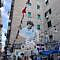 Mural gigante de Maradona en el Quartiere Spagnoli de Nápoles