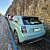 Fiat 600 celeste alquilado para recorrer la Toscana en auto