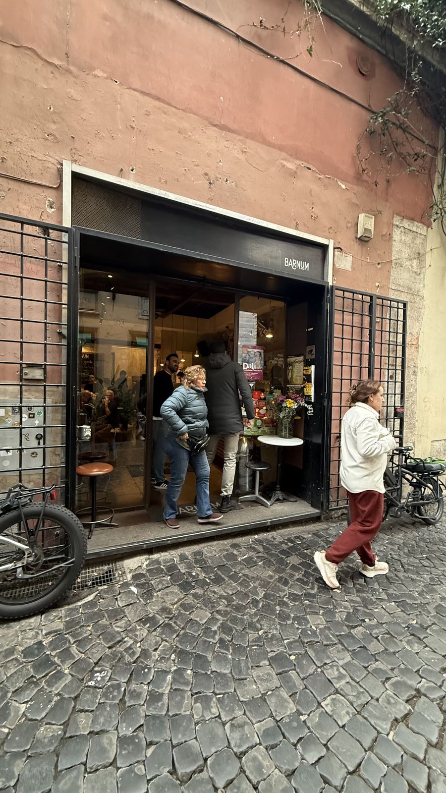 Fachada de Barnum Cafe en Roma