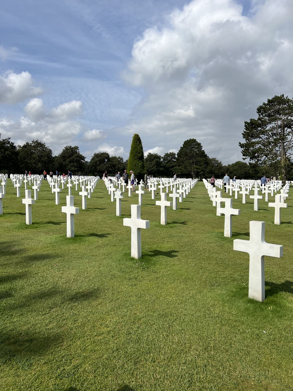 Vista desde el mirador sobre Omaha Beach
